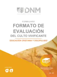 Formato de evaluación del culto vivificante